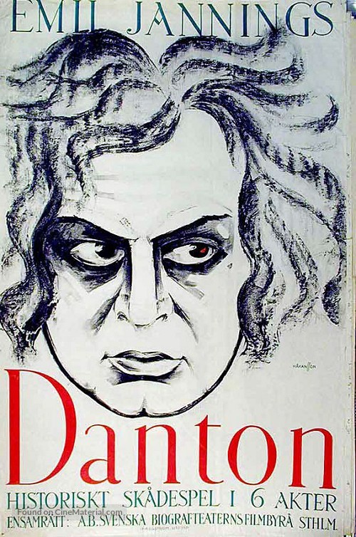 Danton - Swedish Movie Poster