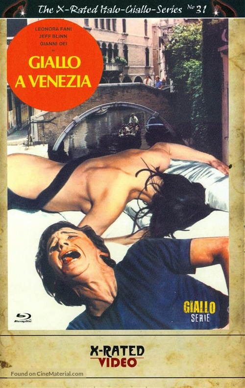 Giallo a Venezia - German Blu-Ray movie cover