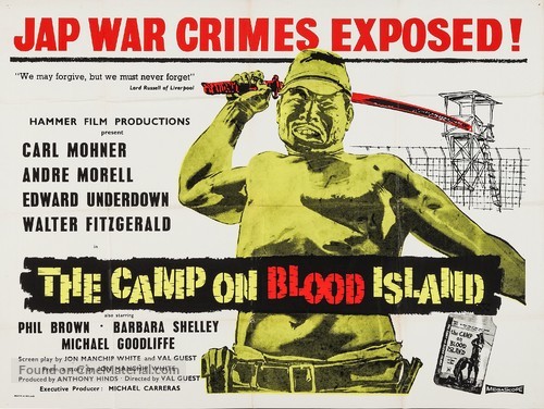 The Camp on Blood Island - British Movie Poster