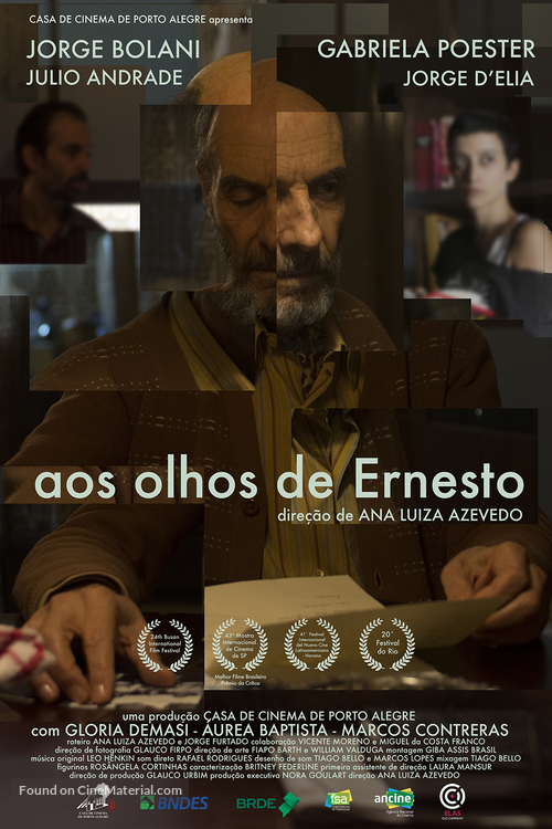 Aos Olhos de Ernesto (Through Ernesto&#039;s Eyes) - Brazilian Movie Poster