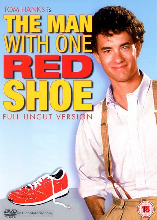 The Man with One Red Shoe - British DVD movie cover