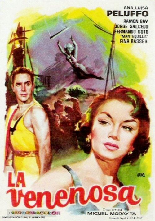 La venenosa - Spanish Movie Poster