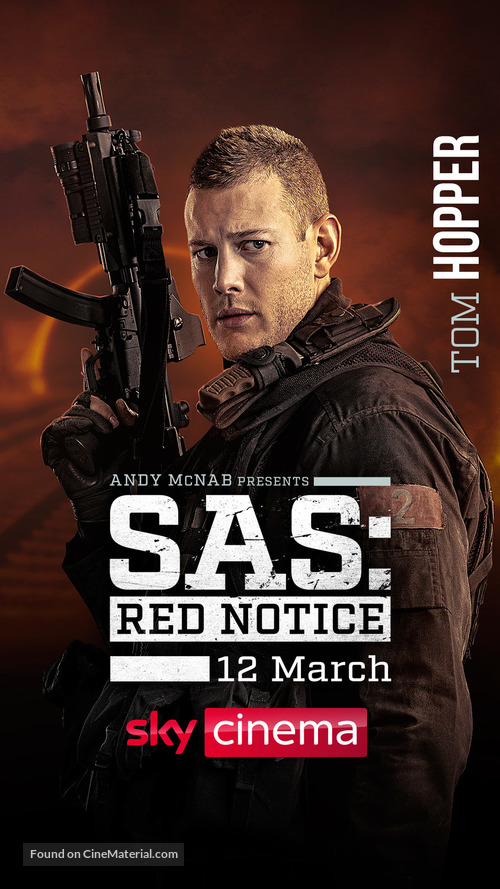 SAS: Red Notice - British Movie Poster