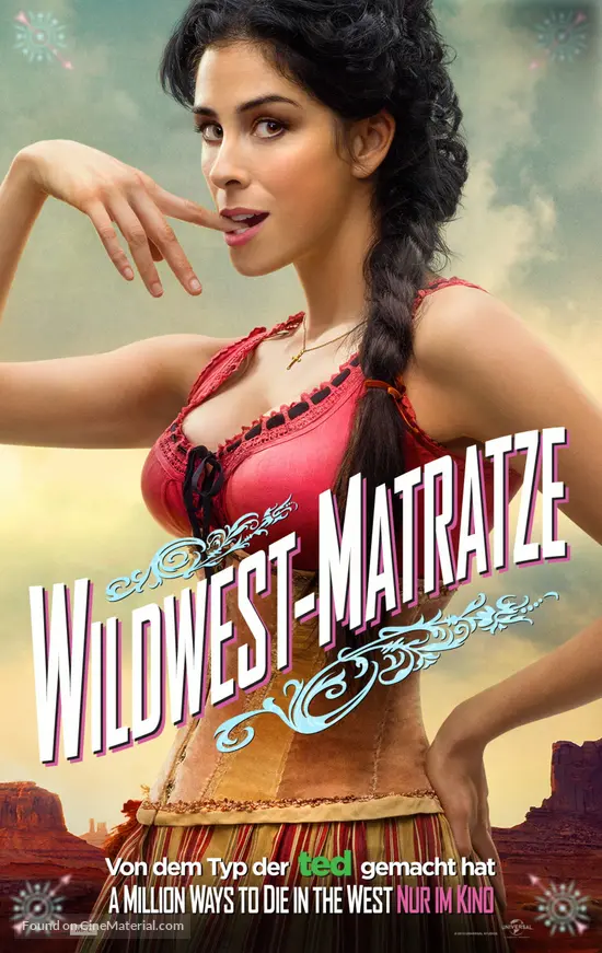 A Million Ways to Die in the West - German Movie Poster