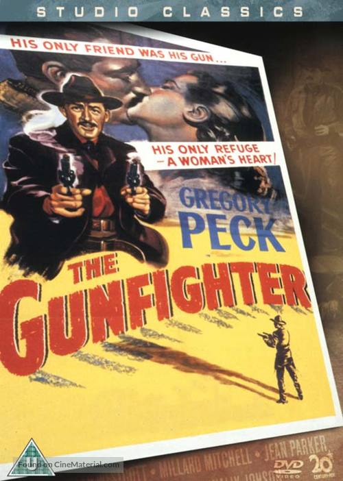 The Gunfighter - British DVD movie cover