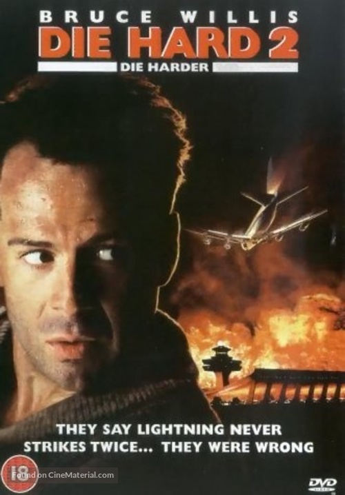 Die Hard 2 - British DVD movie cover