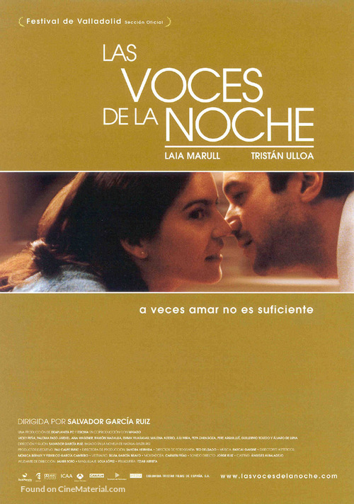 Las voces de la noche - Spanish poster