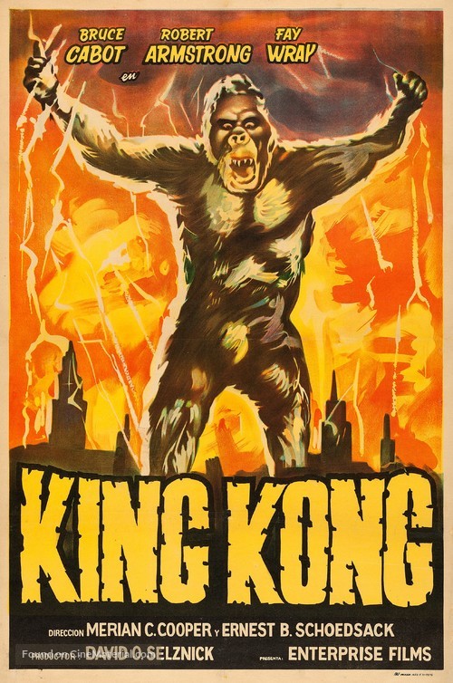 King Kong - Argentinian Re-release movie poster