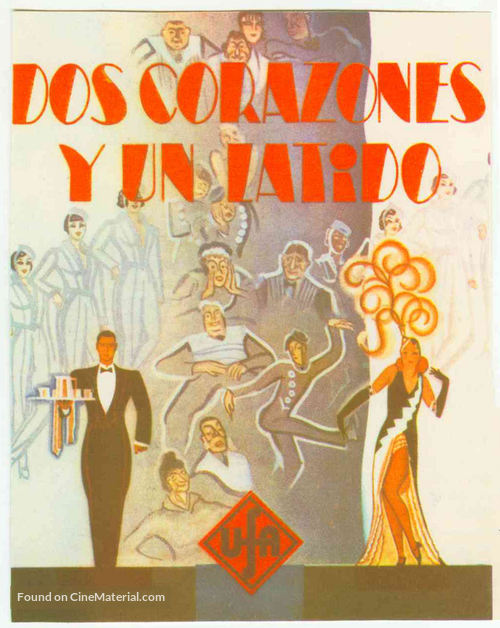 La fille et le gar&ccedil;on - Spanish Movie Poster