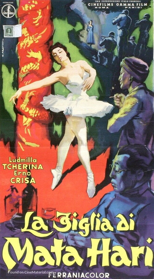 La figlia di Mata Hari - Italian Movie Poster