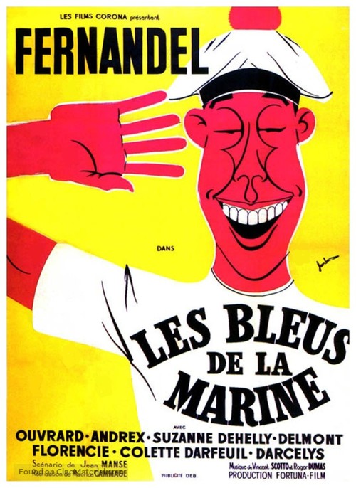 Les bleus de la marine - French Movie Poster