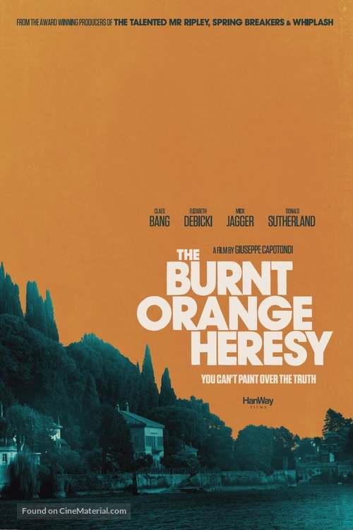 The Burnt Orange Heresy - British Movie Poster