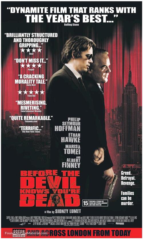Before the Devil Knows You&#039;re Dead - British Movie Poster