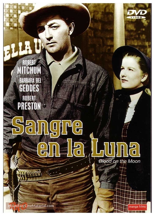 Blood on the Moon - Spanish DVD movie cover