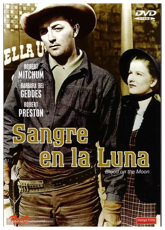 Blood On The Moon 1948 Spanish Dvd Movie Cover Blood On The Moon 1948 Spanish Dvd Movie Cover