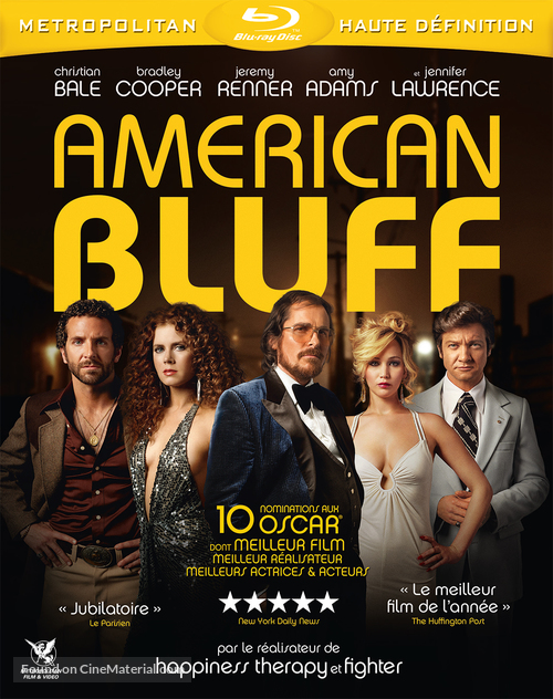 American Hustle - French Blu-Ray movie cover