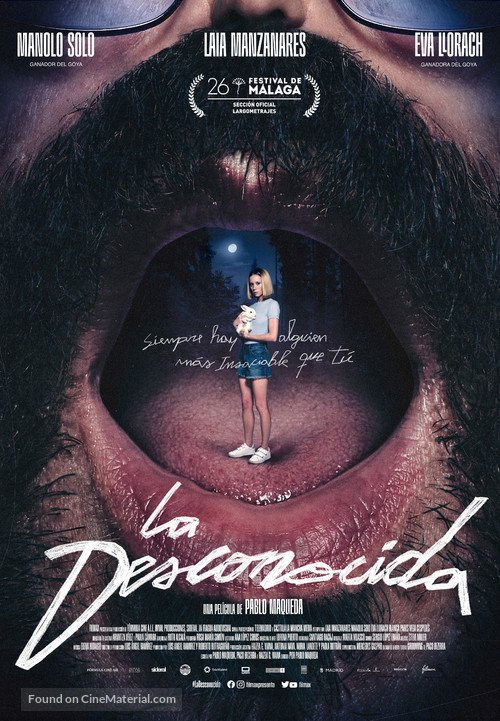 La desconocida - Spanish Movie Poster