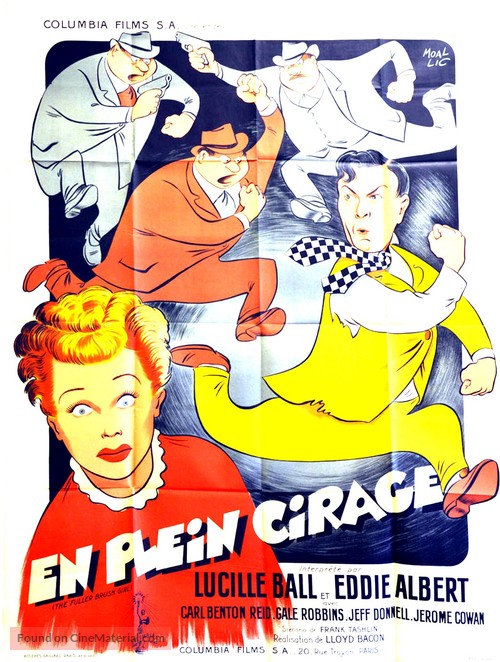 The Fuller Brush Girl - French Movie Poster