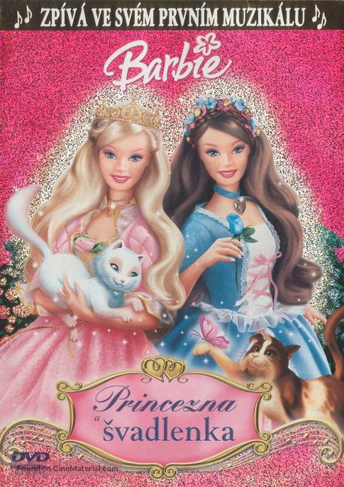 Barbie as the Princess and the Pauper - Czech DVD movie cover
