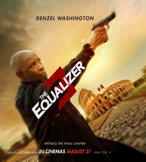 The Equalizer 3 - Australian Movie Poster