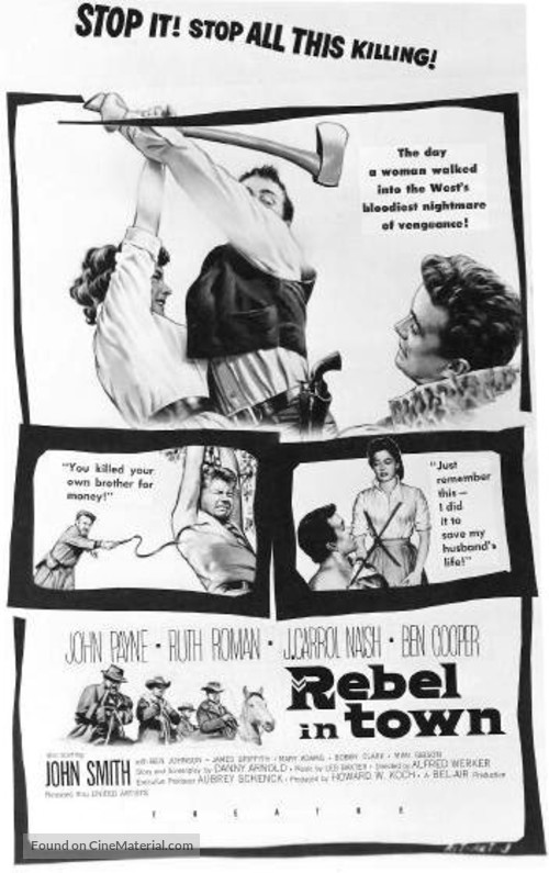 Rebel in Town - poster