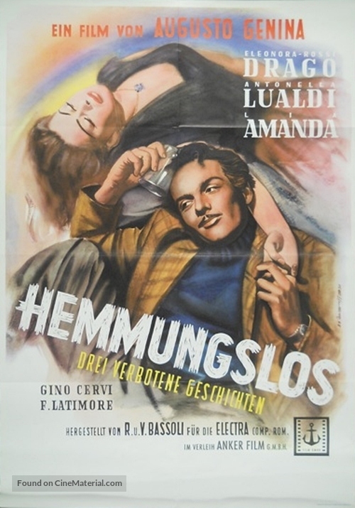 Tre storie proibite - German Movie Poster