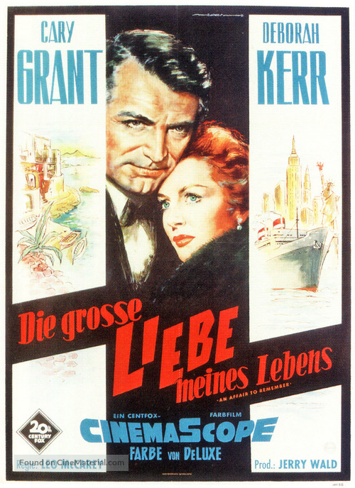 An Affair to Remember - German Movie Poster