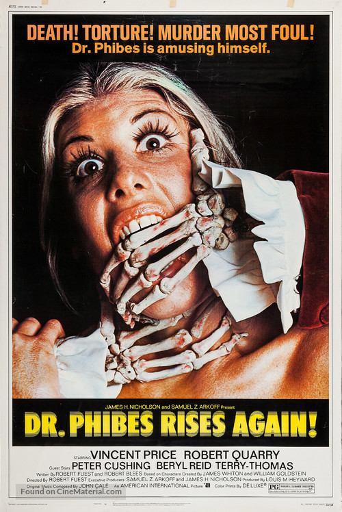 Dr. Phibes Rises Again - Movie Poster