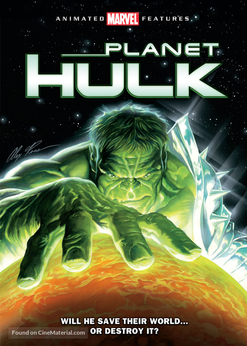 Planet Hulk - DVD movie cover