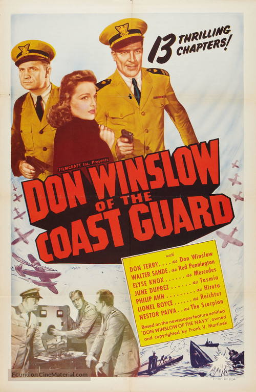 Don Winslow of the Coast Guard - Re-release movie poster