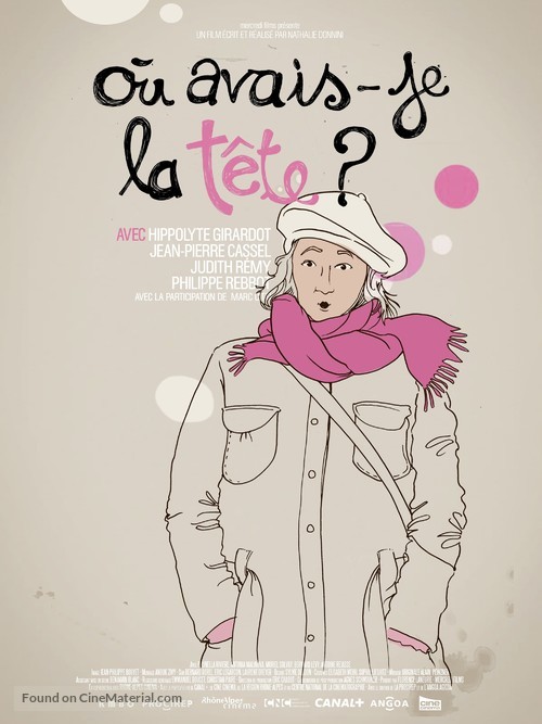 O&ugrave; avais-je la t&ecirc;te? - French Movie Poster