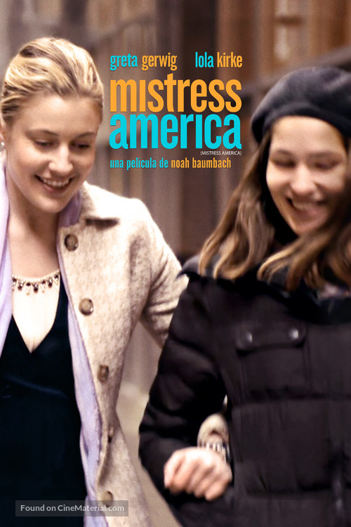 Mistress America - Mexican Movie Cover