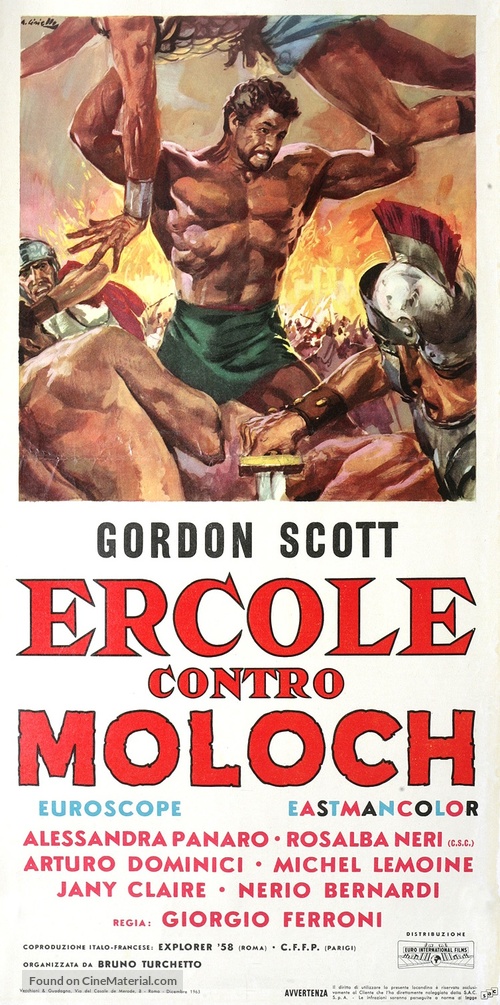 Ercole contro Molock - Italian Movie Poster