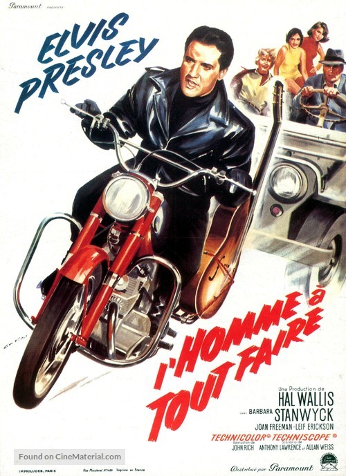 Roustabout - French Movie Poster