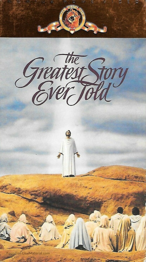 The Greatest Story Ever Told - VHS movie cover