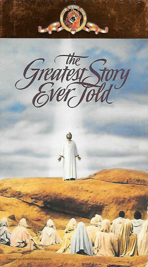 Full Movie The Greatest Story Ever Told The Greatest Story Ever Told (1965) vhs movie cover