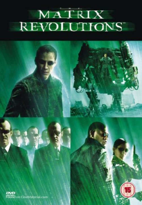 The Matrix Revolutions - British Movie Cover