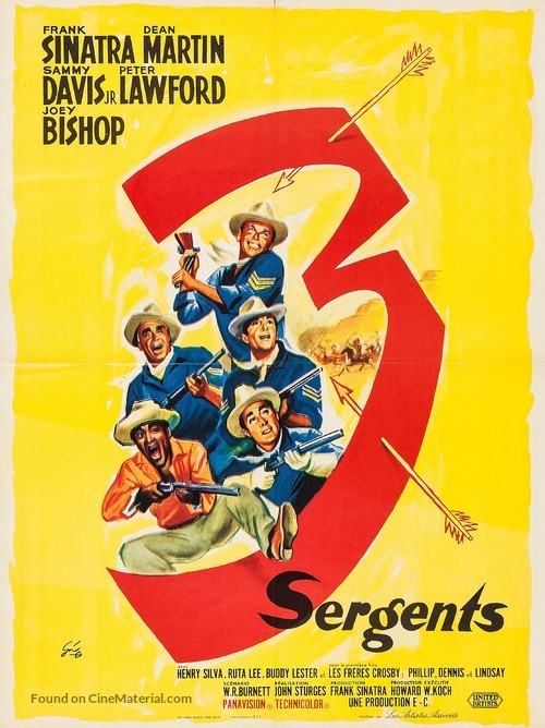 Sergeants 3 - French Movie Poster