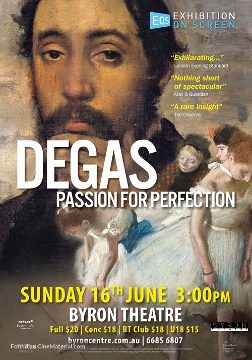 Degas: Passion for Perfection - Australian Movie Poster