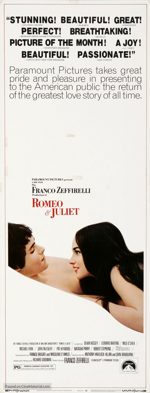 Romeo and Juliet - Movie Poster