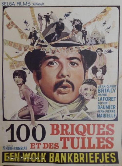 Cent briques et des tuiles - Belgian Movie Poster