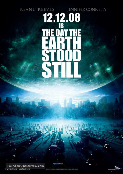 The Day the Earth Stood Still - Norwegian Movie Poster