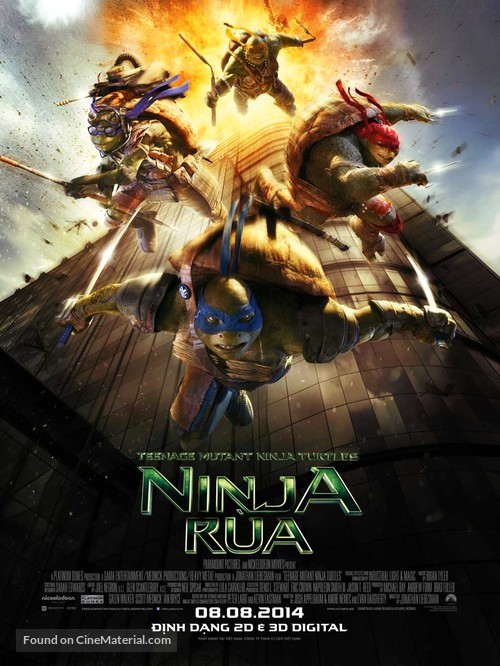 Teenage Mutant Ninja Turtles - Vietnamese Movie Poster