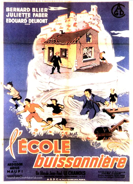 L&#039;&eacute;cole buissonni&egrave;re - French Movie Poster