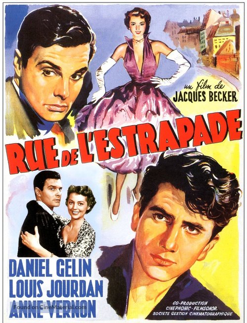 Rue de l&#039;Estrapade - Belgian Movie Poster