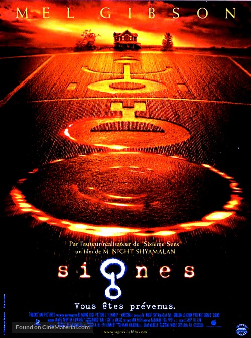 Signs - French Movie Poster