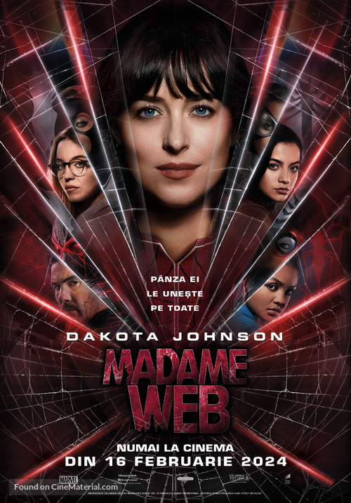 Madame Web - Romanian Movie Poster