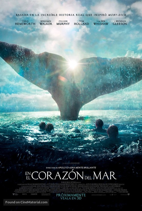 In the Heart of the Sea - Argentinian Movie Poster