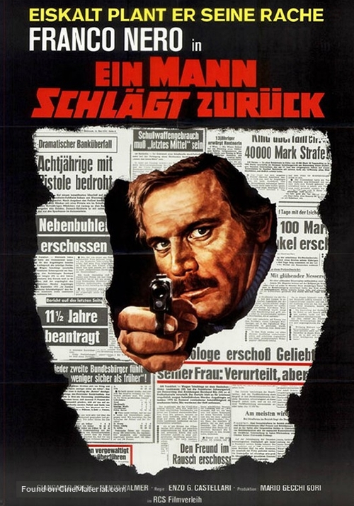 Il cittadino si ribella - German Movie Poster