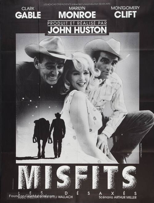 The Misfits - French Re-release movie poster